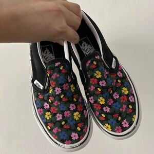 Vans Floral Slip-ons